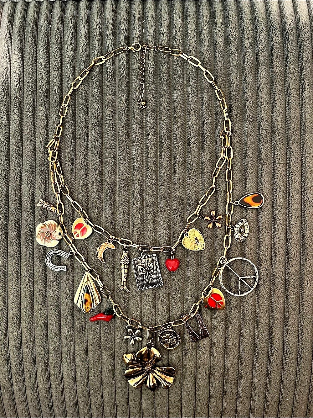 Free People Maxamillion Charm Necklace